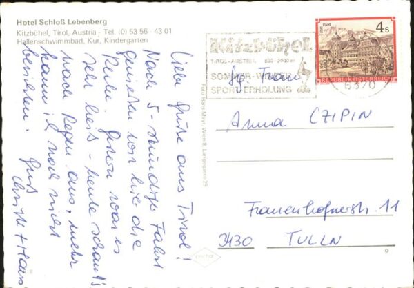 Kitzbuehel Tirol Hotel Schloss Lebenberg Wappen – Bild 2