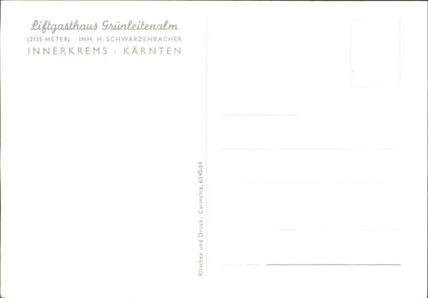 Innerkrems Krems Kaernten Liftgasthaus Grünleitenalm – Bild 2
