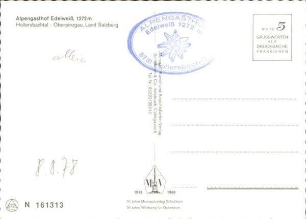 Hollersbach Pinzgau Alpengasthof Edelweiss Hollersbachtal – Bild 2