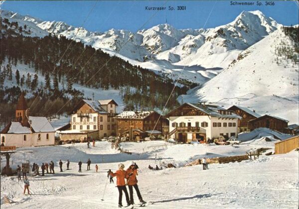 Kurzras Schnals Sporthotel Schnalstal Wintersportplatz