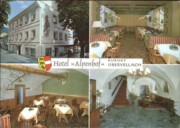 Obervellach Kaernten Hotel Alpenhof Wappen Kurort
