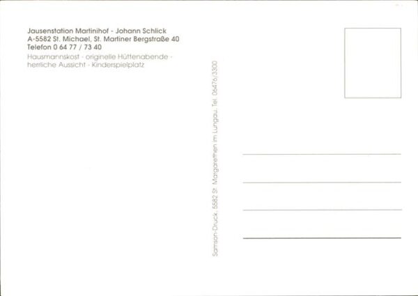 St Michael Lungau Jausenstation Martinihof Hüttenabend Mu – Bild 2