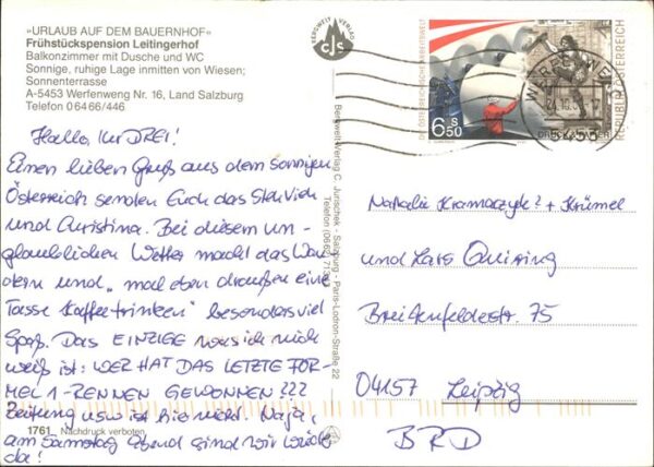Werfenweng Pension Leitingerhof Urlaub auf dem Bau – Bild 2