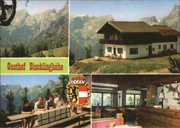 Werfenweng Gasthof Bischlinghöhe Wappen Sessellift