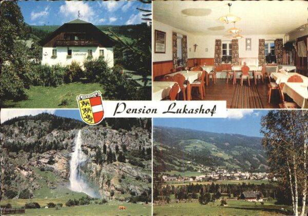 Malta Kaernten Pension Lukashof Wasserfall Wappen Malt