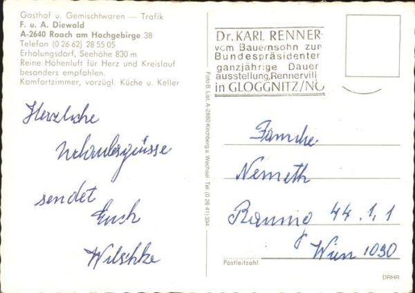 Raach Hochgebirge Gasthof Diewald Ladengeschäft – Bild 2