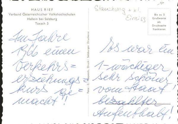 Hallein Haus Rief Verband Österreichischer Volk – Bild 2