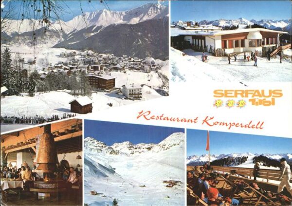 Serfaus Tirol Restaurant Komperdell Wintersportplatz