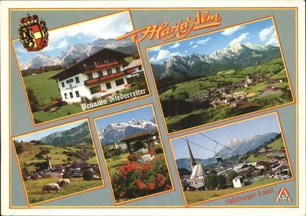 Maria Alm Steinernen Meer Pension Niederreiter Panorama mit Alpen