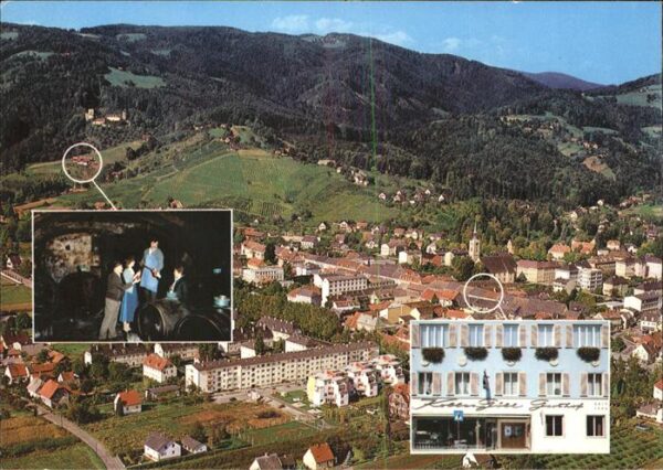 Deutschlandsberg Gasthof Kollar Göbl Blick über die Stad
