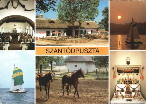 Szantod Szantodpuszta Balaton Abendstimmung am