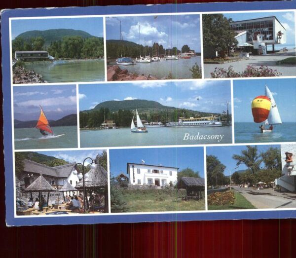 Badacsony Plattensee Hafen Wassersport Windsurfin