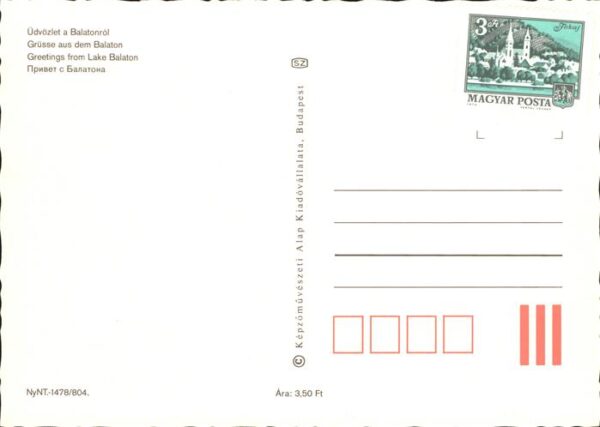 Balaton Plattensee Park Segelboot Fährschiff Gasthaus – Bild 2
