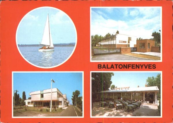 Balatonfenyves Segelboot Plattensee Gasthaus Restauran