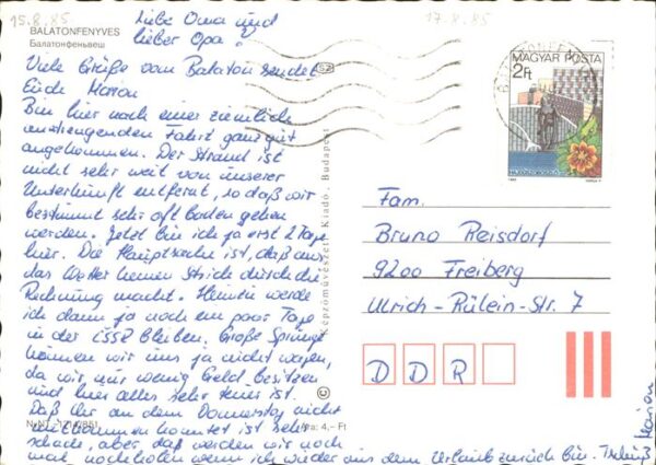 Balatonfenyves Segelboot Plattensee Gasthaus Restauran – Bild 2