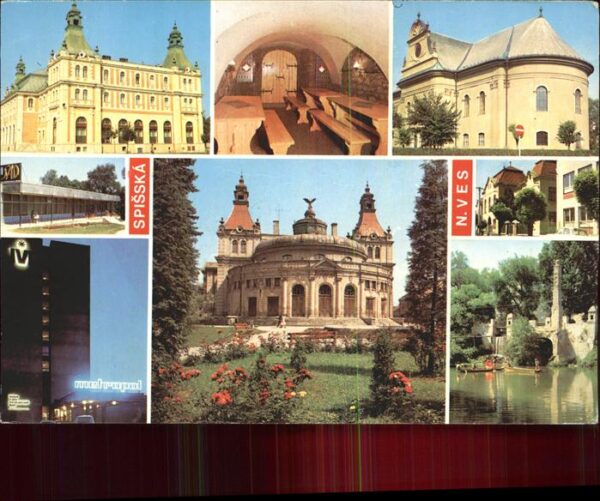Spisska Nova Ves Teilansichten Kirche Park Hotel Schloss