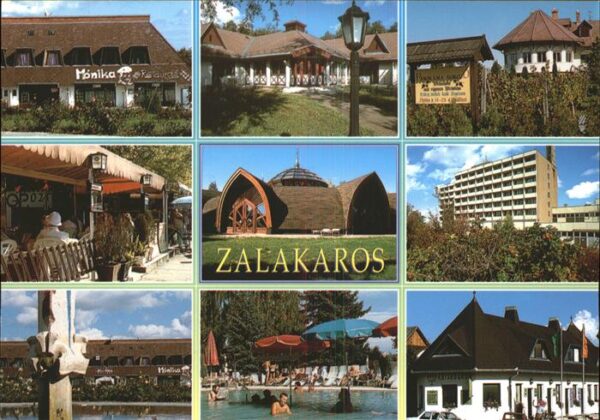 Zalakaros Teilansichten Hotel Pension Schwimmbad