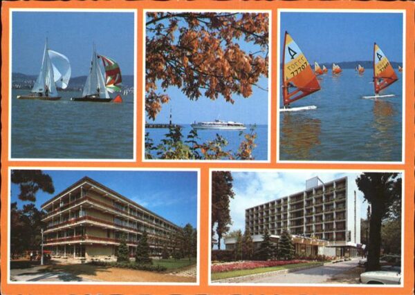 Balaton Plattensee Wassersport Schiff Hotel Segelboot Wind