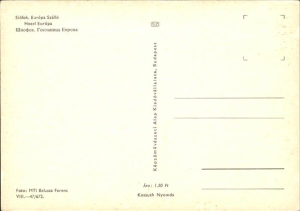 Siofok Europa Szallo Hotel – Bild 2