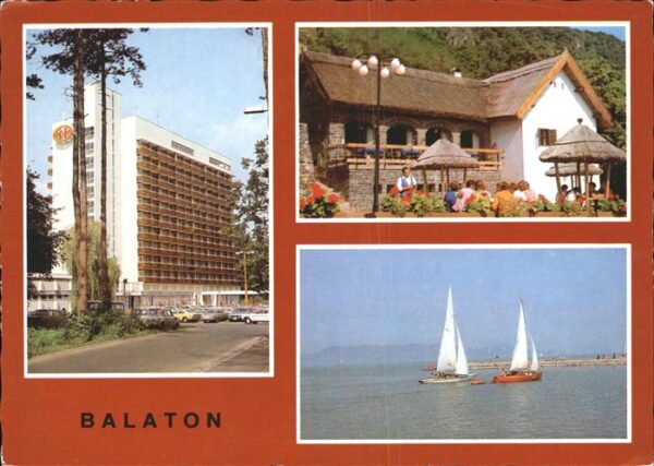 Balaton Plattensee Hotel Restaurant Segelboot