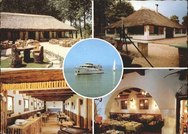 Balaton Plattensee Restaurant Schiff