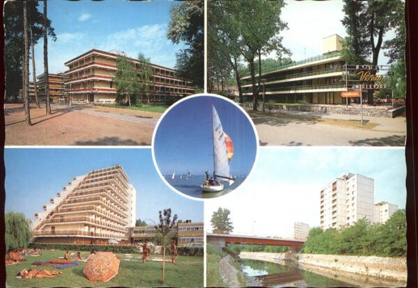 Siofok Hotel Venus Liegewiese Plattensee Segel