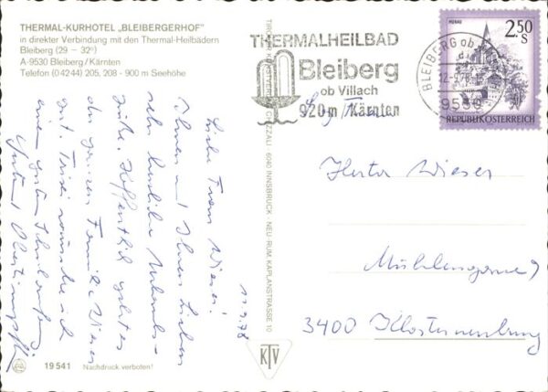 Bleiberg Thermal Kurhotel Bleibergerhof – Bild 2