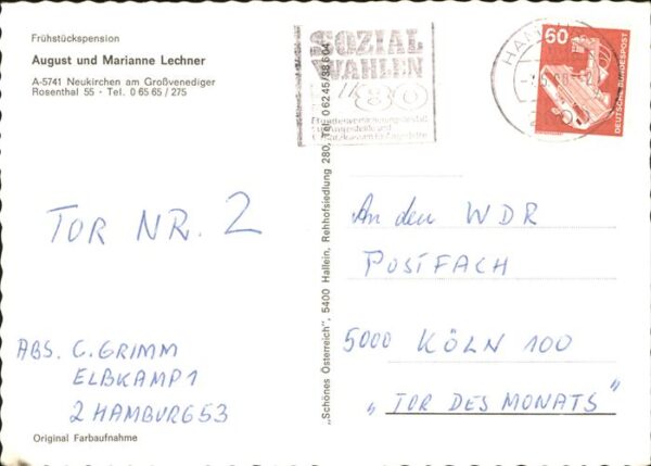 Neukirchen Grossvenediger Pension Lechner Hohe Tauern Sommerfrisc – Bild 2