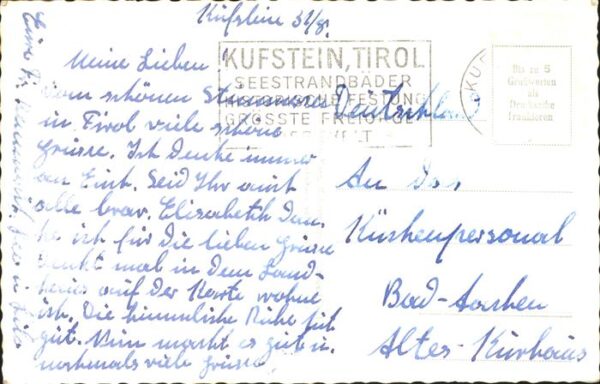 Kufstein Tirol Gasthof Strandbad Stimmersee Paddelboot – Bild 2