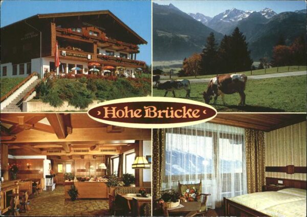 Mittersill Oberpinzgau Gasthof Restaurant Hohe Brücke Kuh