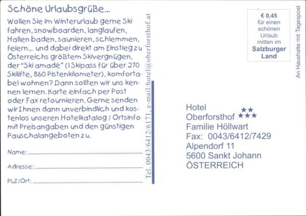 St Johann Tirol Hotel Oberforsthof – Bild 2