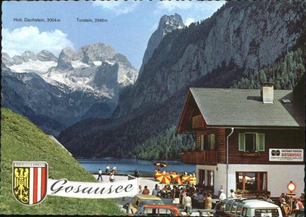 Gosau Oberoesterreich Gasthaus Pension Gosausee Wappen Hoher