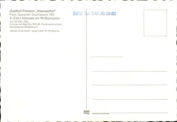 Abersee St Gilgen Salzkammergut Gasthof Pension Aberseehof – Bild 2