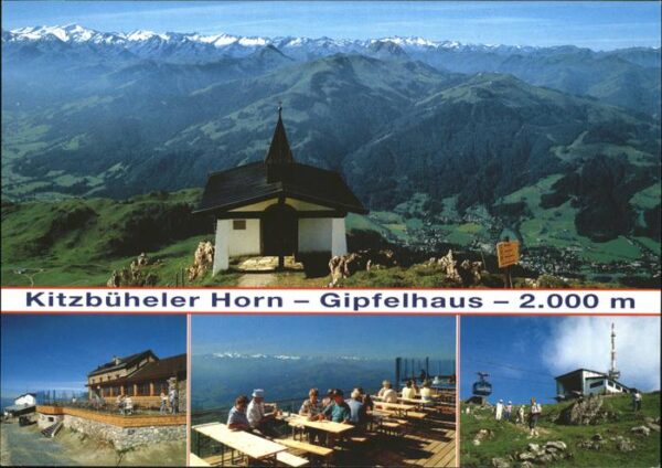 Kitzbuehel Tirol Kitzbüheler Horn Gipfelhaus Alpenpanora