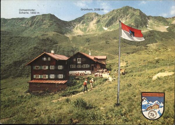 Hirschegg Kleinwalsertal Vorarlberg Schwarzwasserhütte Ochsenhofer Scharte