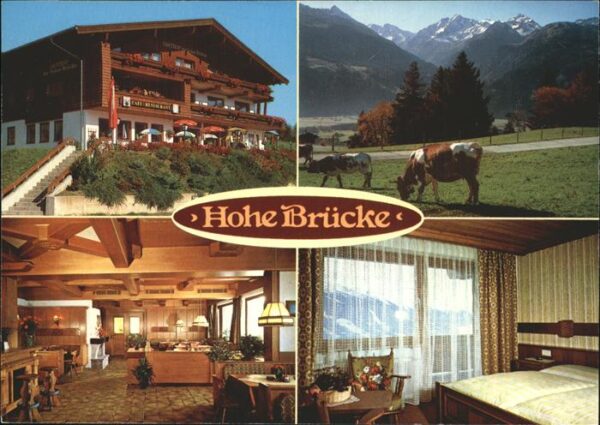 Mittersill Oberpinzgau Gasthof Restaurant Hohe Brücke Kuh