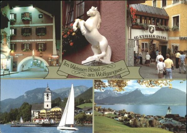 St Wolfgang Wolfgangsee Hotel Weisses Rössl Wolfgangsee Kirche