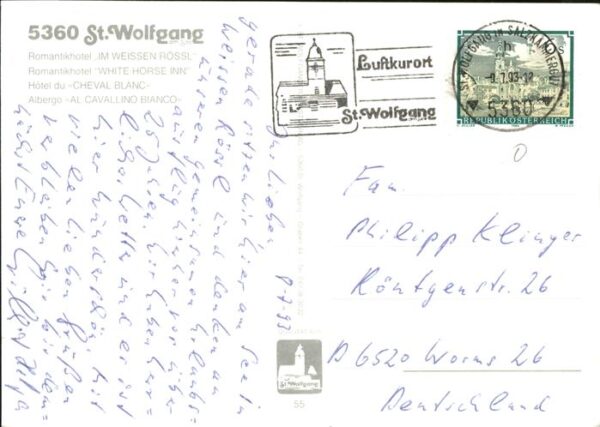 St Wolfgang Wolfgangsee Hotel Weisses Rössl Wolfgangsee Kirche – Bild 2