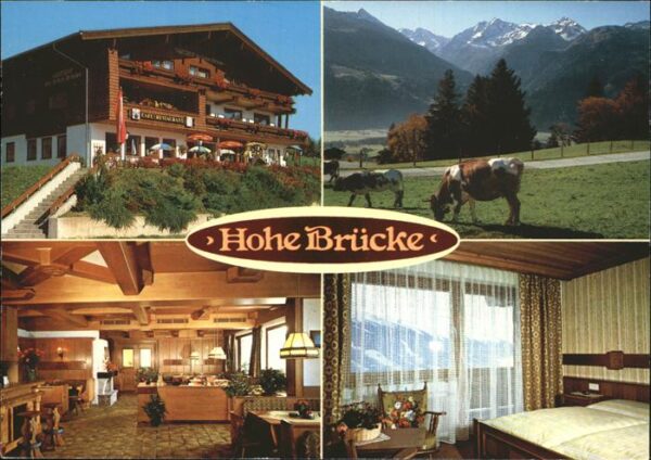 Mittersill Oberpinzgau Gasthof Restaurant Hohe Brücke Kuh