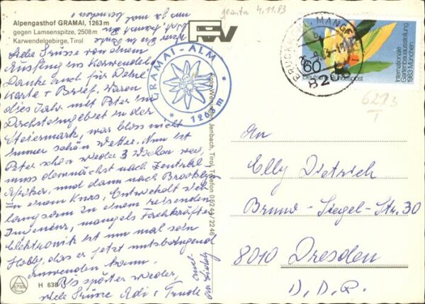 Gramais Alpengasthof Lamsenspitze Karwendelgebi – Bild 2