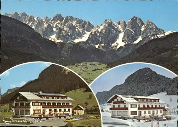 Gosau Oberoesterreich Gosauer Hof Alpenpanorama Dachsteingebi