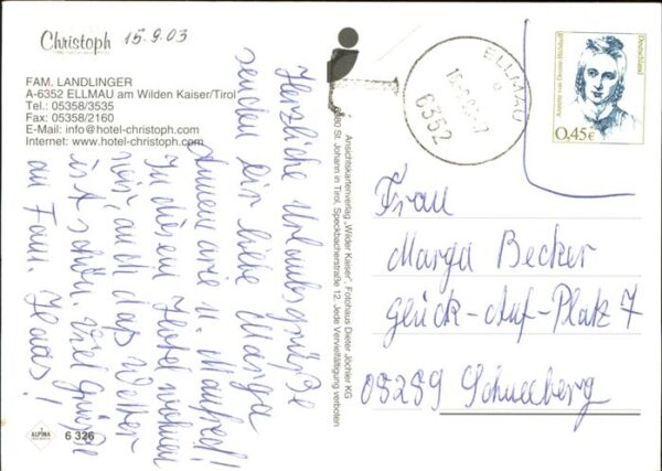 Ellmau Tirol Hotel Christoph Kaisergebirge – Bild 2