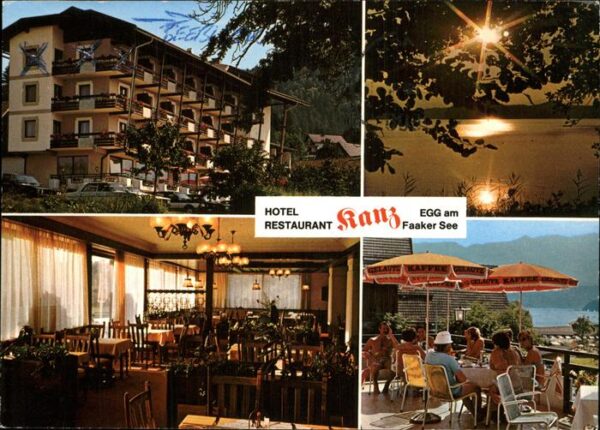 Drobollach Faaker See Hotel Restaurant Kanz Abendstimmung
