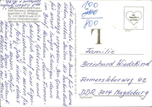 Abersee St Gilgen Salzkammergut Landgasthof Seehotel Huber Maibaum – Bild 2
