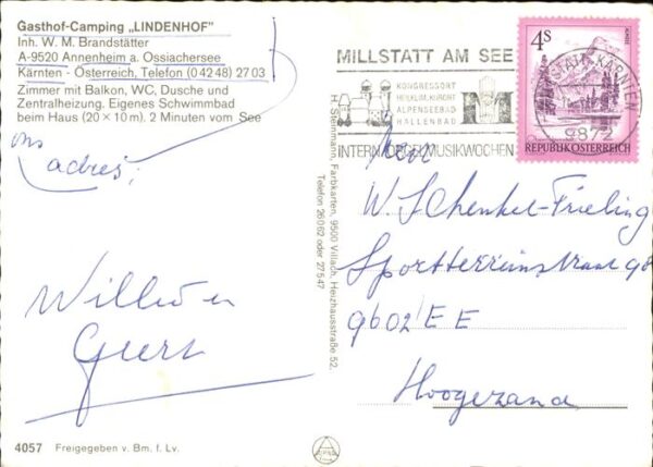 Annenheim Ossiacher See Gasthof Camping Lindenhof Ossiachersee – Bild 2