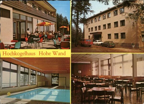 Maiersdorf Niederoesterreich Hochkogelhaus Hohe Wand Hallenschwimmba