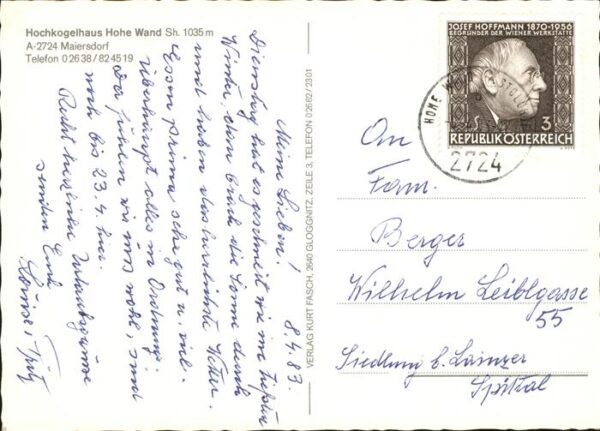Maiersdorf Niederoesterreich Hochkogelhaus Hohe Wand Hallenschwimmba – Bild 2