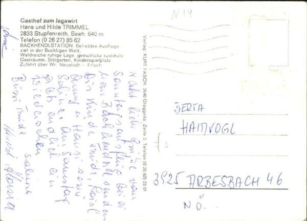 Stupfenreith Breitenbuch Gasthof zum Jagawirt Bucklige Welt – Bild 2