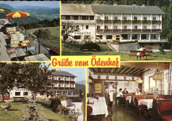 St Corona Wechsel Gasthof Pension Ödenhof Terrasse