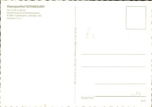 Trattenbach Alpengasthof Schabauer – Bild 2